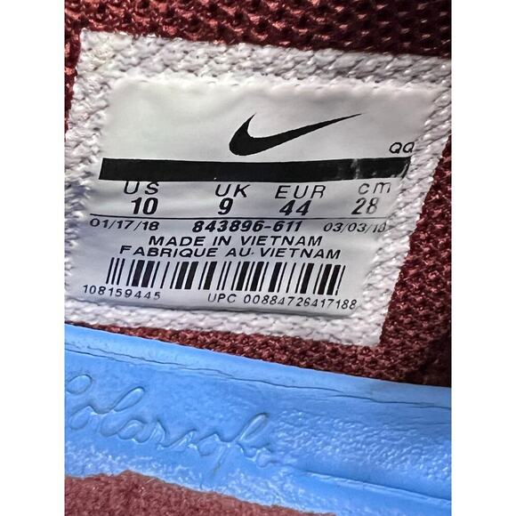 Nike Men’s‎ Check Solarsoft Canvas SB Sneakers - Dark Team Red - size 10 main image 8
